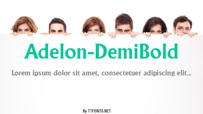 Adelon-DemiBold example