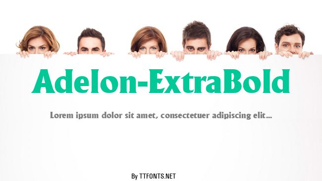 Adelon-ExtraBold example