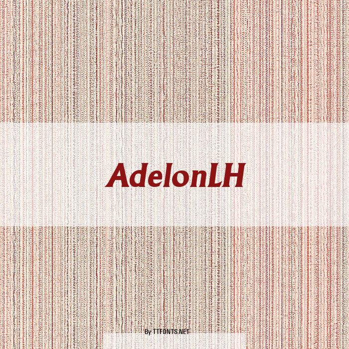 AdelonLH example