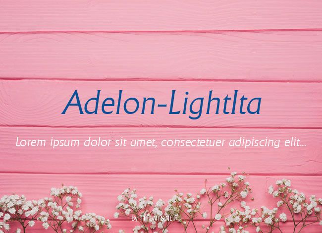Adelon-LightIta example