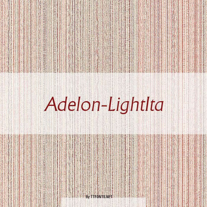Adelon-LightIta example