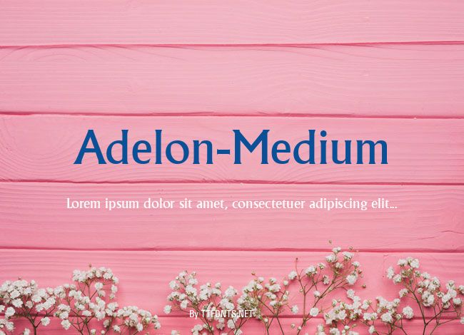 Adelon-Medium example