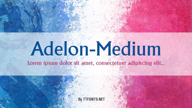 Adelon-Medium example
