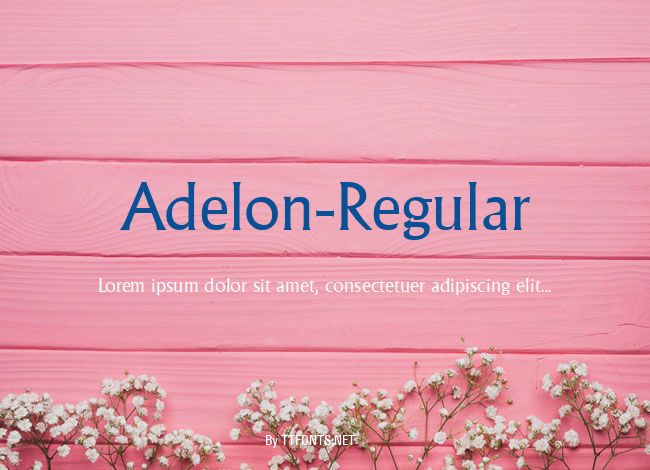 Adelon-Regular example