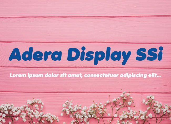Adera Display SSi example
