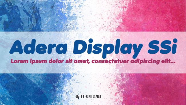 Adera Display SSi example