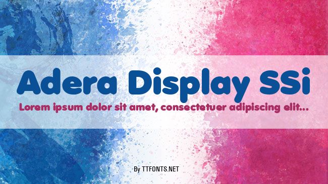 Adera Display SSi example