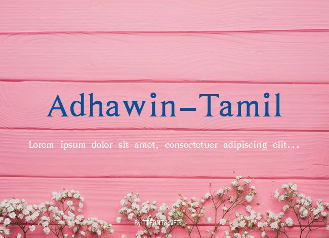 Adhawin-Tamil example