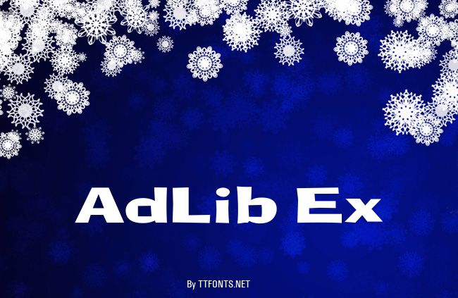 AdLib Ex example