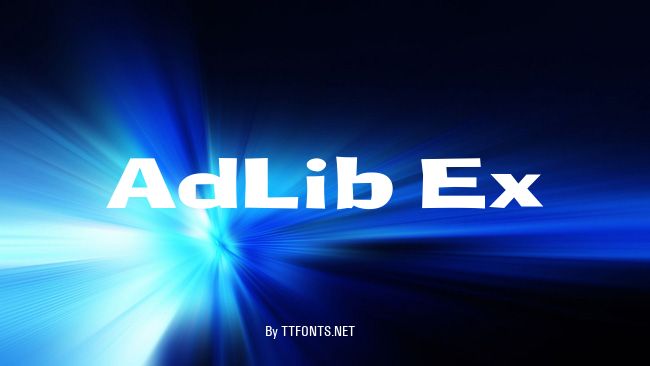 AdLib Ex example