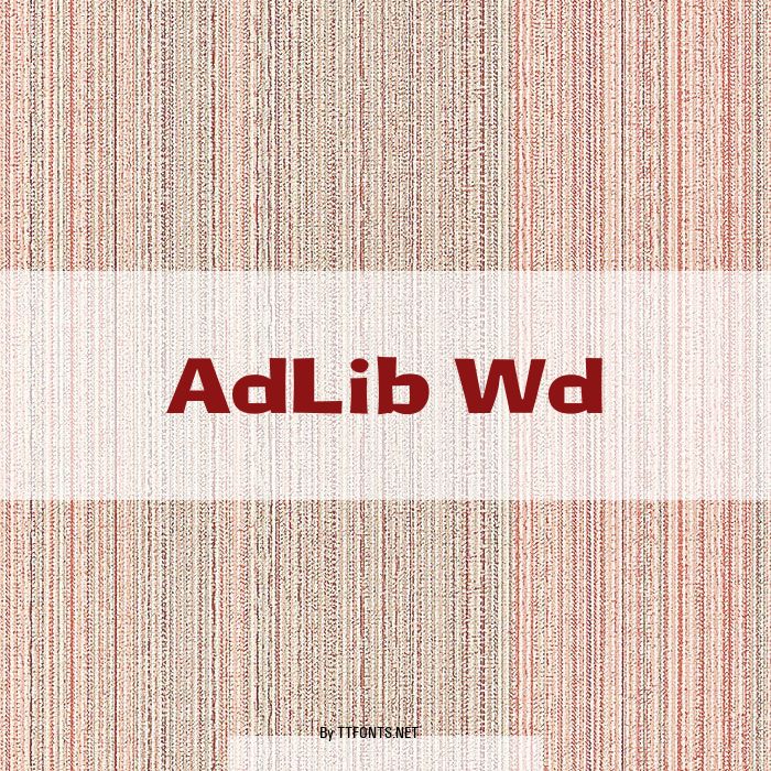 AdLib Wd example