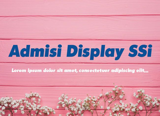 Admisi Display SSi example