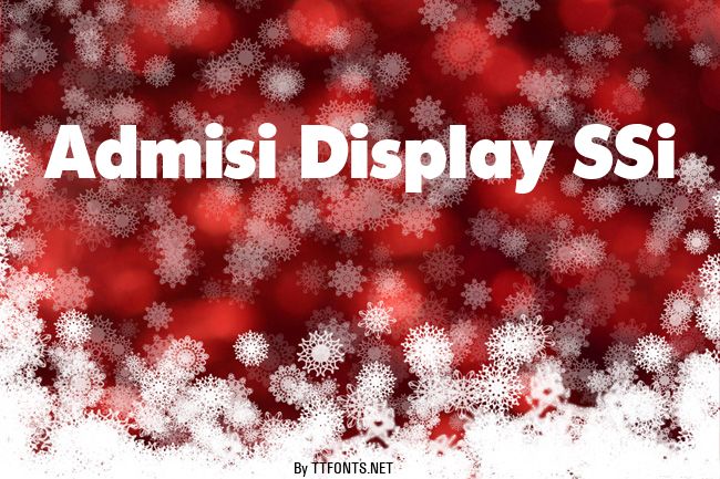 Admisi Display SSi example