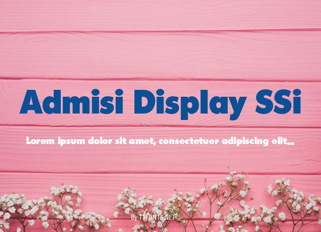Admisi Display SSi example