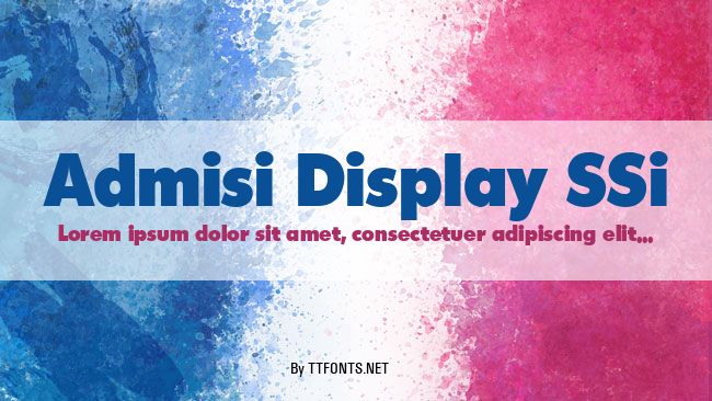 Admisi Display SSi example