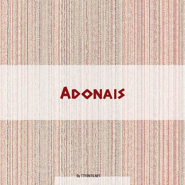 Adonais example