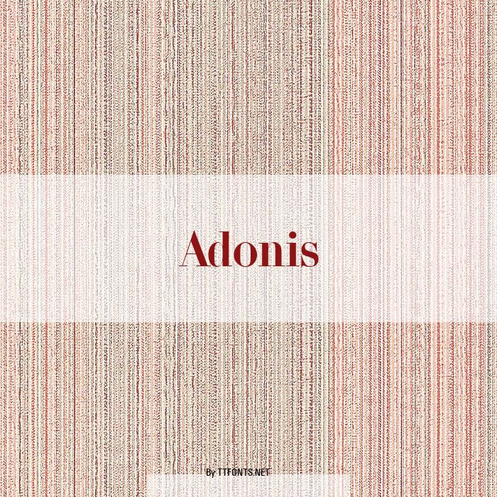 Adonis example