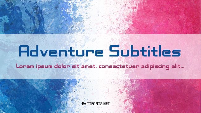 Adventure Subtitles example