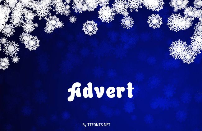 Advert example