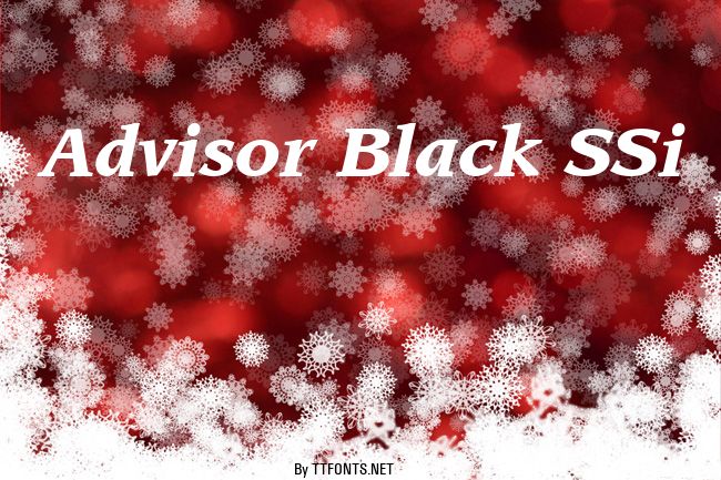 Advisor Black SSi example