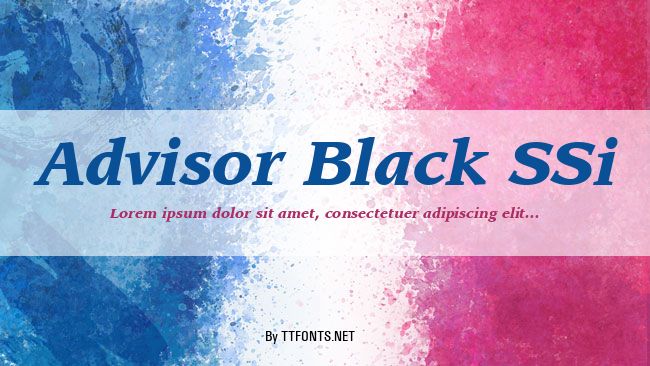Advisor Black SSi example