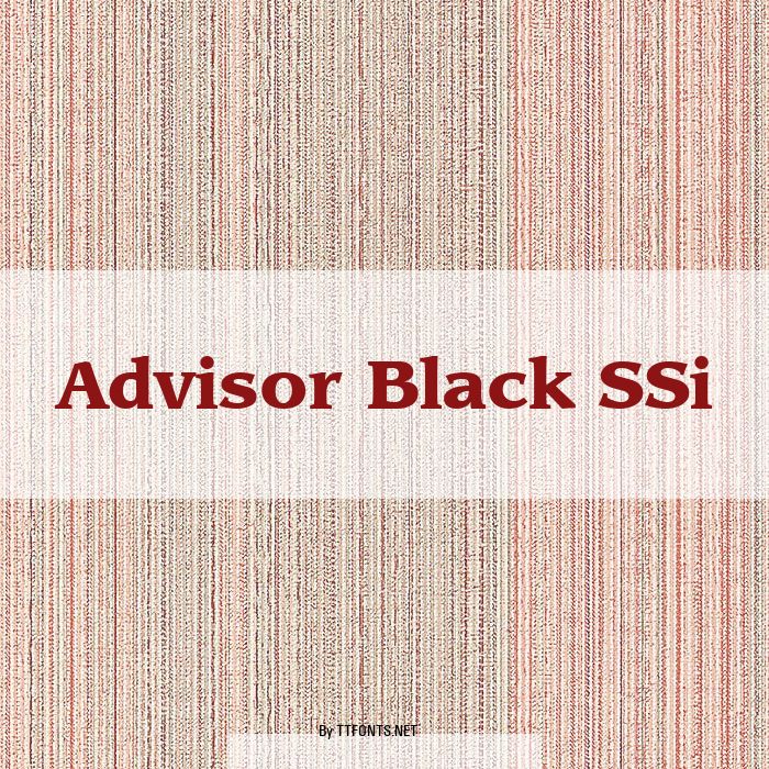 Advisor Black SSi example