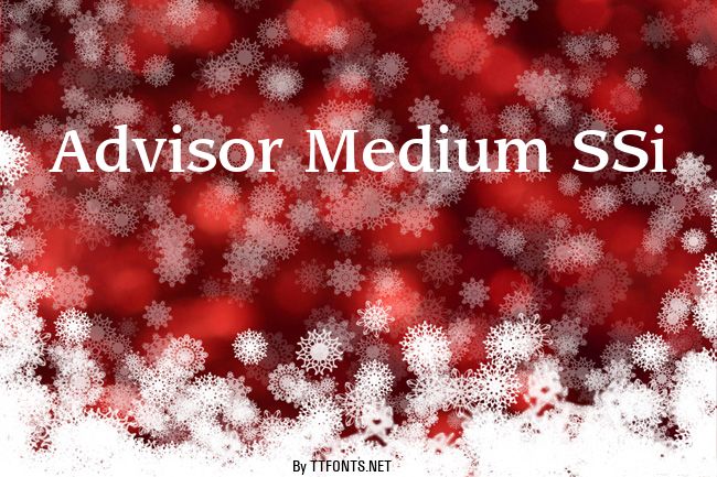 Advisor Medium SSi example