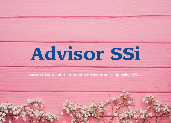 Advisor SSi example