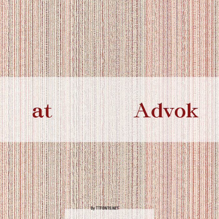 Advokat example