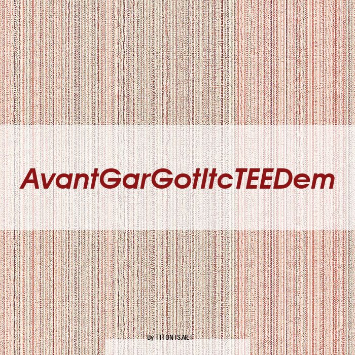 AvantGarGotItcTEEDem example