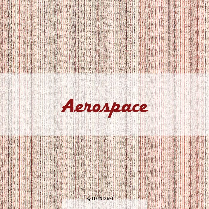 Aerospace example