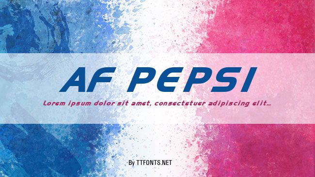 AF PEPSI example