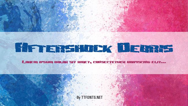 Aftershock Debris example