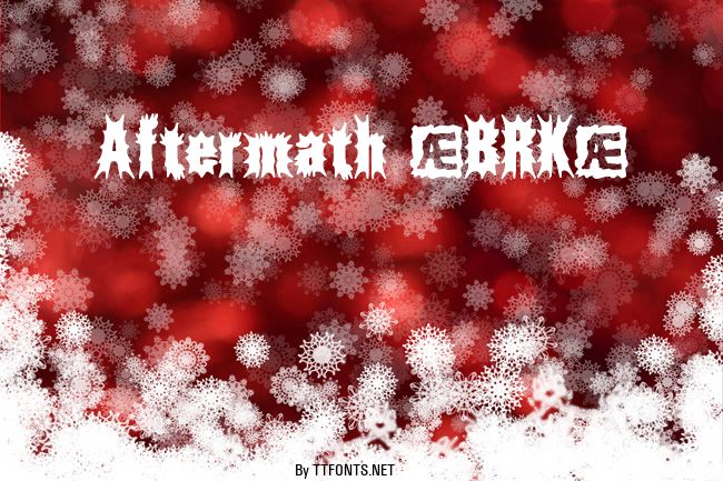 Aftermath (BRK) example