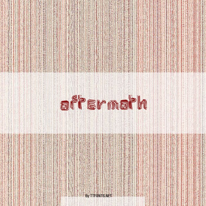 Aftermath example