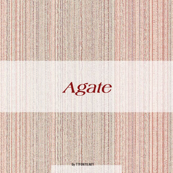 Agate example