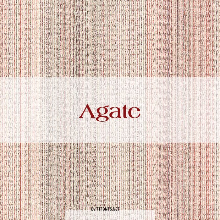Agate example