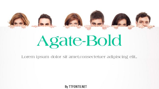 Agate-Bold example