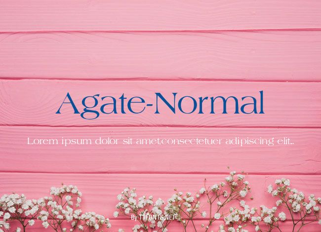 Agate-Normal example