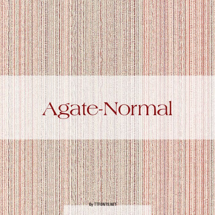 Agate-Normal example