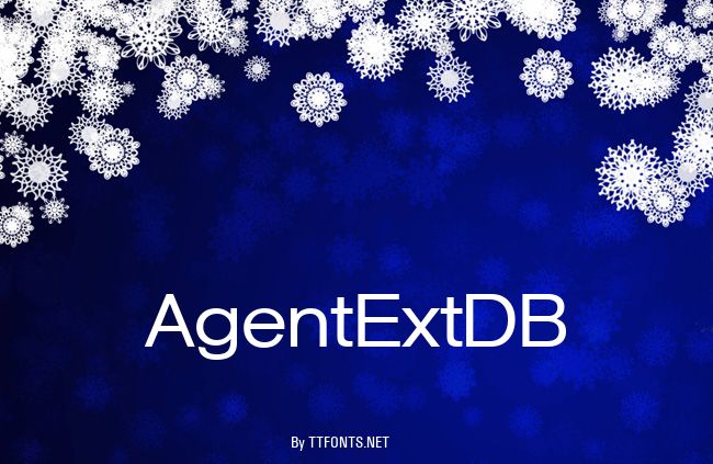 AgentExtDB example