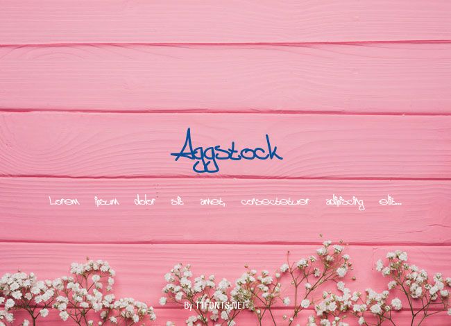 Aggstock example