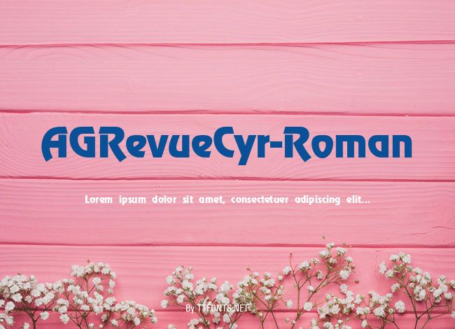 AGRevueCyr-Roman example