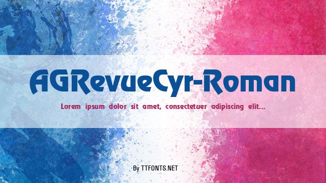 AGRevueCyr-Roman example