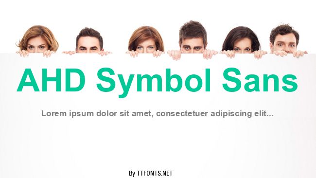 AHD Symbol Sans example