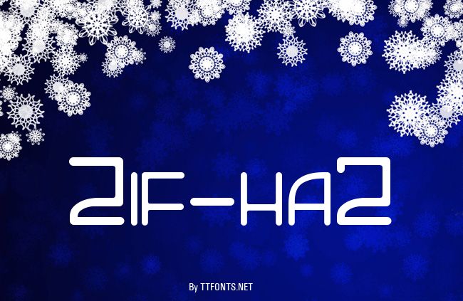 Zif-ha2 example