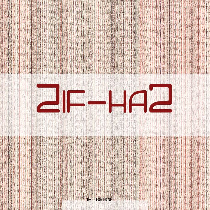 Zif-ha2 example
