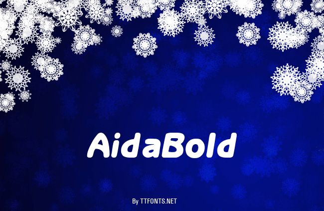 AidaBold example