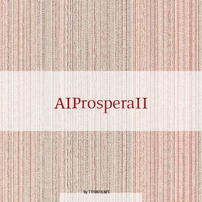 AIProsperaII example