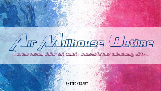 Air Millhouse Outline example